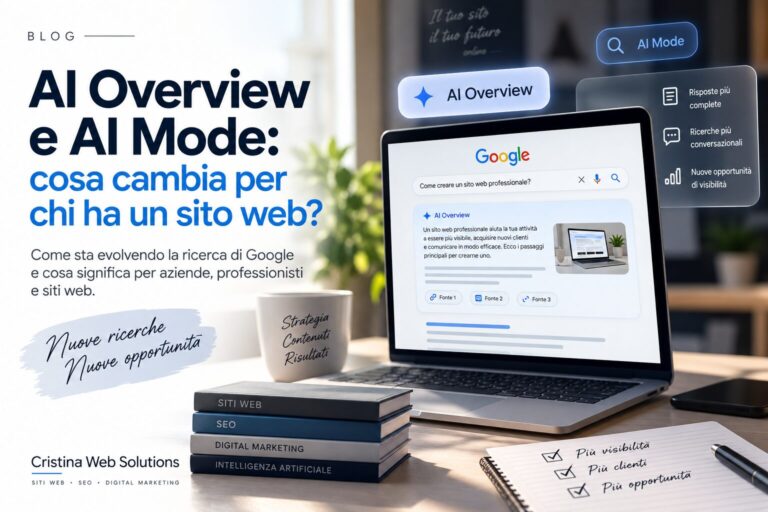 AI Overview e AI Mode di Google: cosa cambia per chi ha un sito web